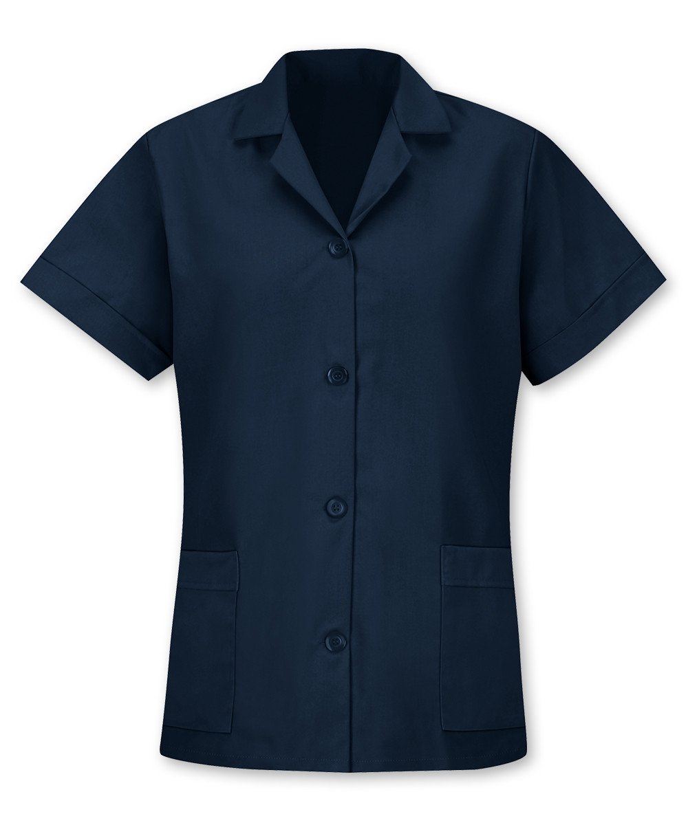 Female Navy Blue Lab Coat